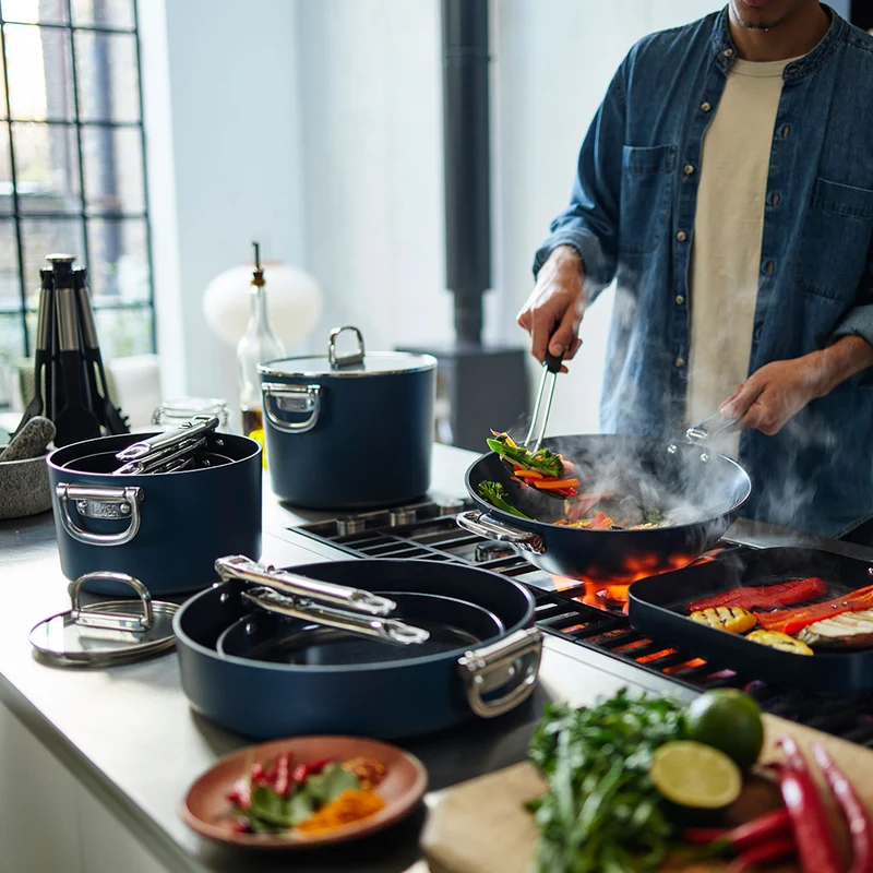 Wok cerámico con mango plegable Space Joseph Joseph