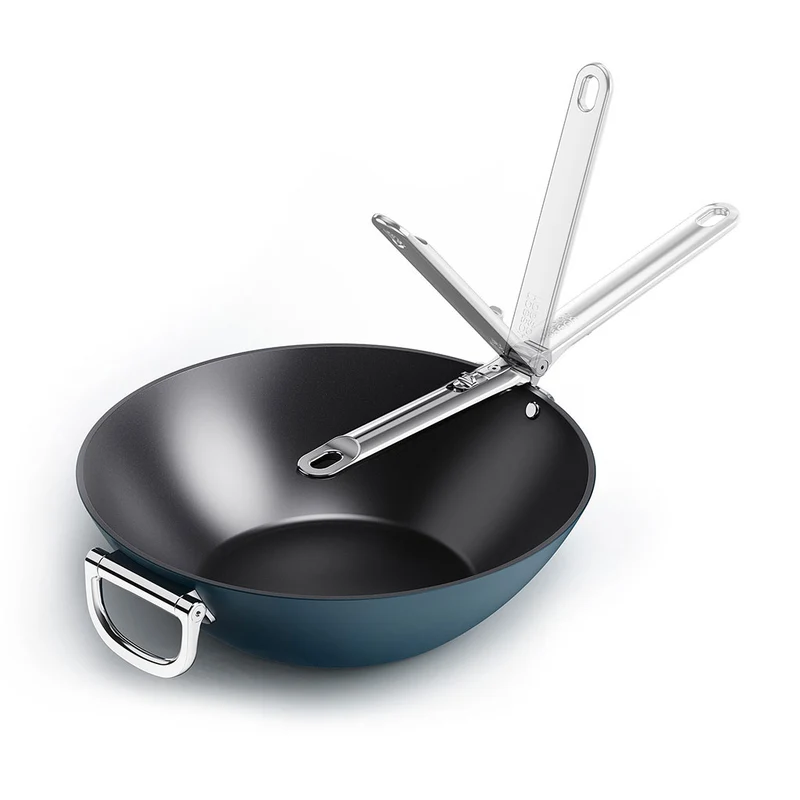 Wok cerámico con mango plegable Space Joseph Joseph