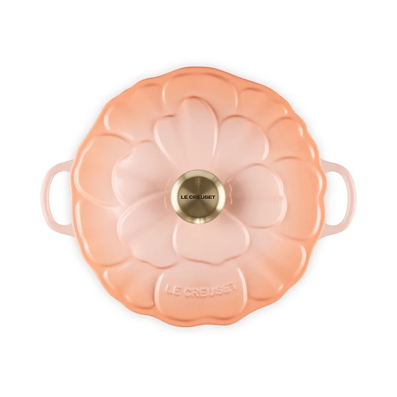 Cocotte baja tipo cacerola de hierro Pétalo Le Creuset