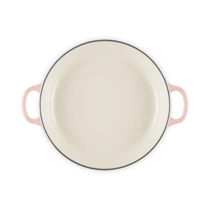 Cocotte baja tipo cacerola de hierro Pétalo Le Creuset
