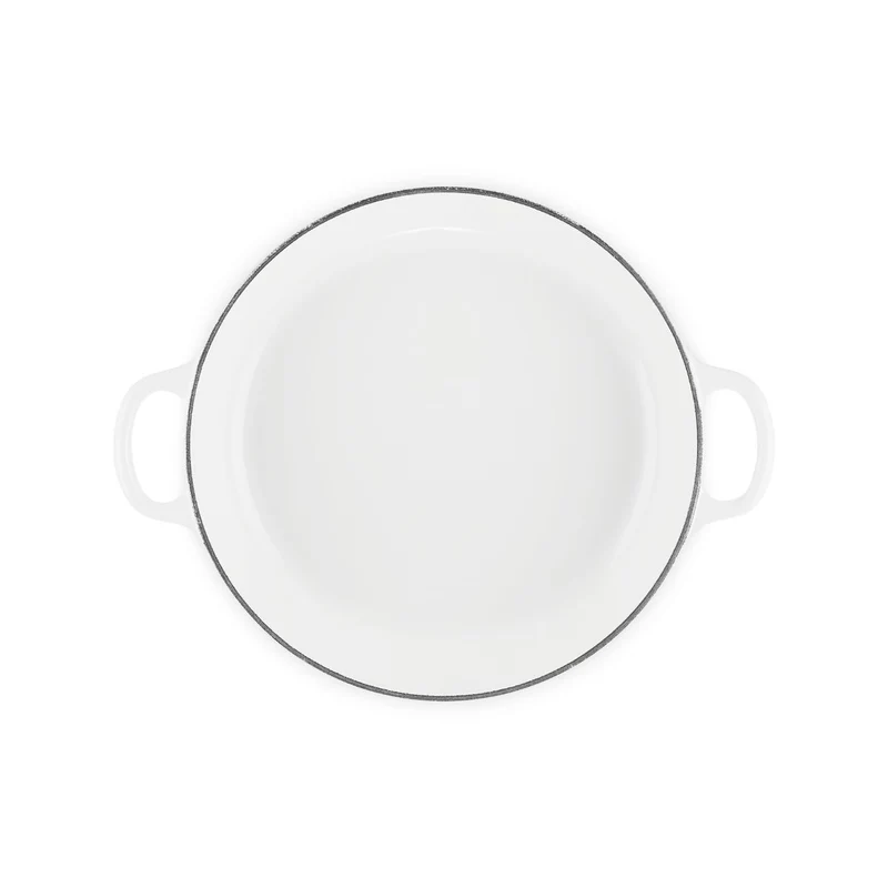 Cocotte baja tipo cacerola de hierro Pétalo Le Creuset