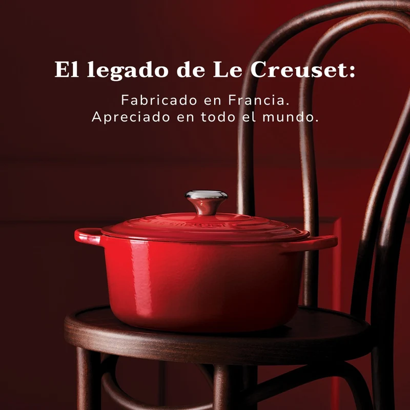 Cocotte baja tipo cacerola de hierro Pétalo Le Creuset