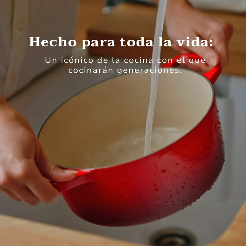 Cazo con mango de madera 18cm Le Creuset