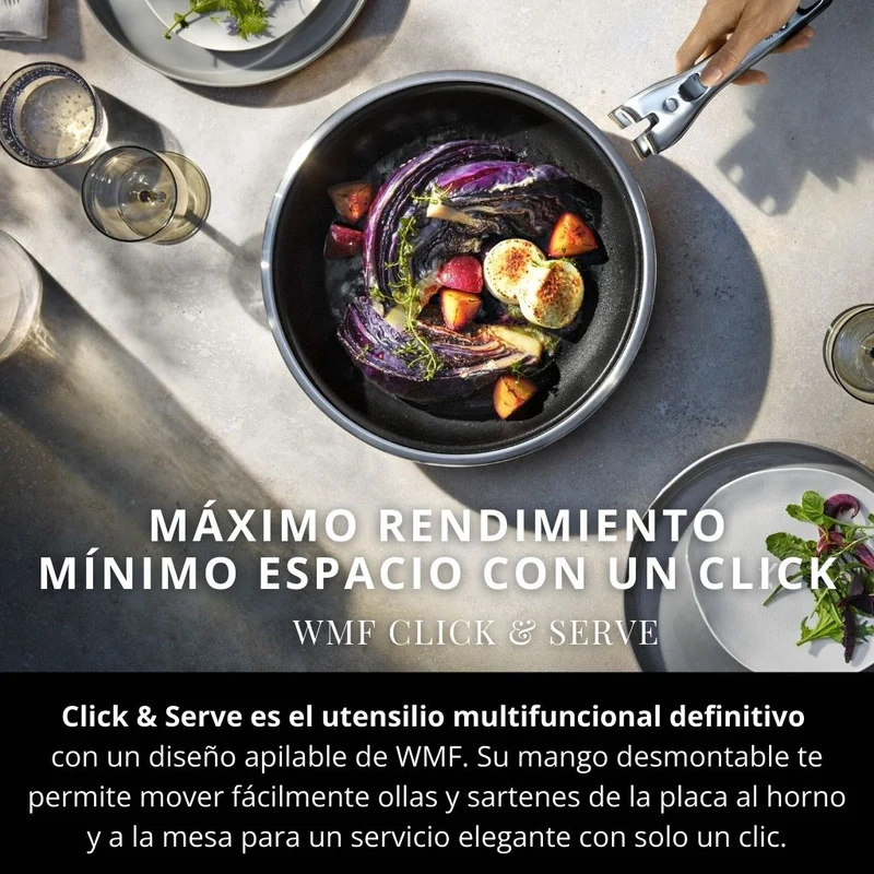 Set de 2 sartenes antiadherentes Permadur Click & Serve WMF