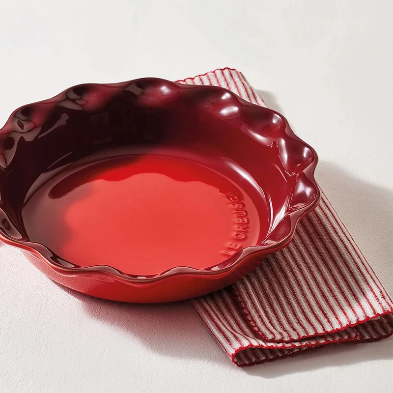 Molde cerámico redondo para tartas Heritage Le Creuset