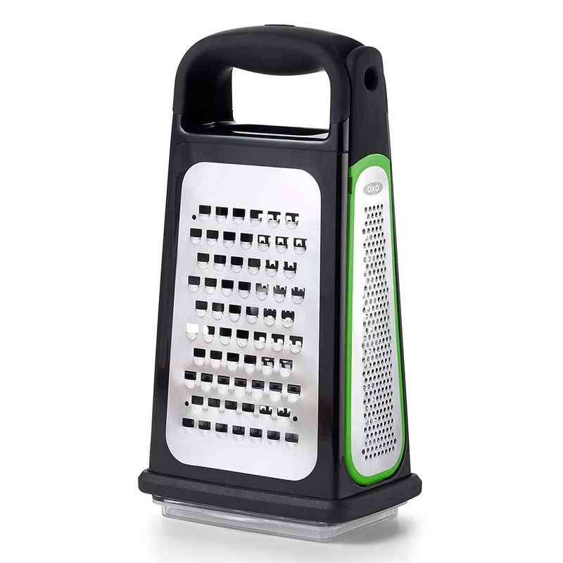 Rallador de 3 caras y zester extraíble OXO