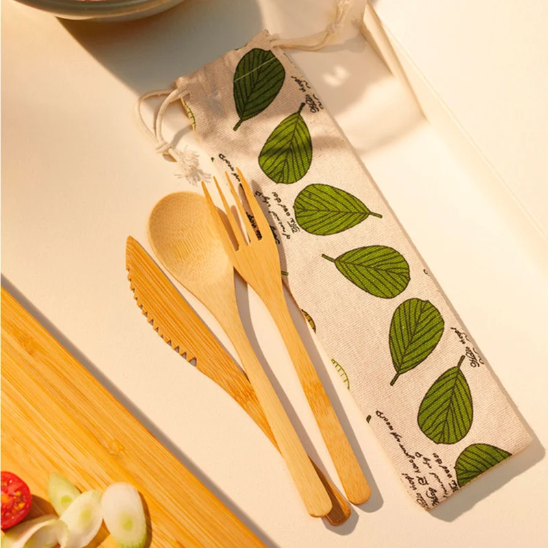 Juego de 3 cubiertos de madera KitchenCraft