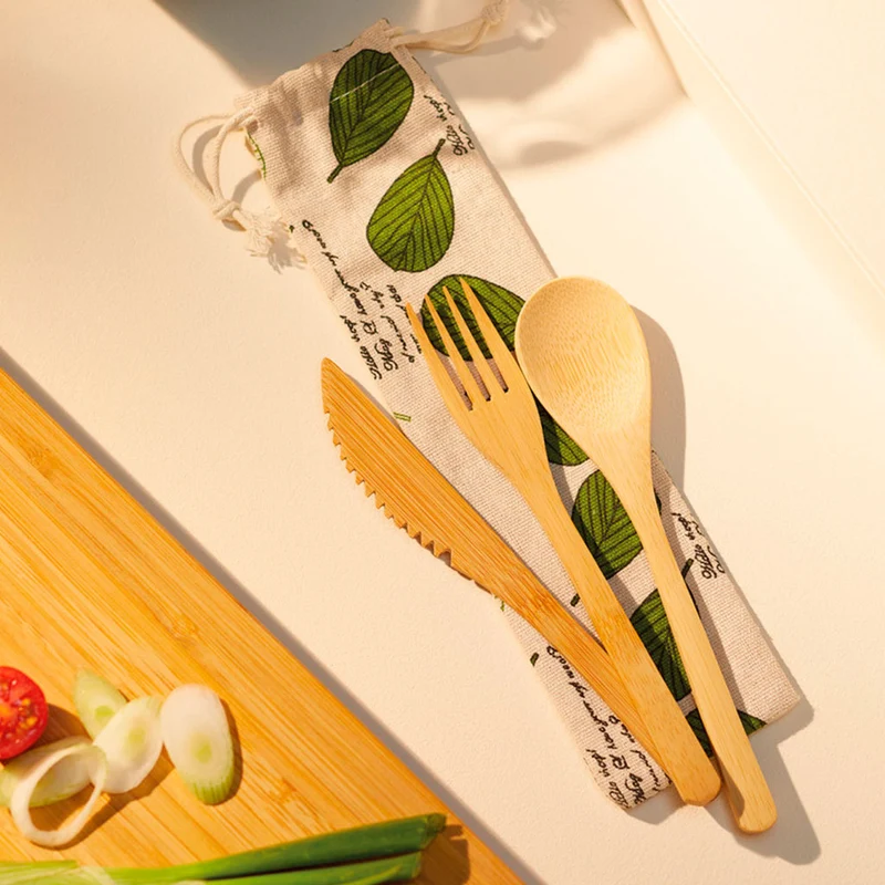 Juego de 3 cubiertos de madera KitchenCraft