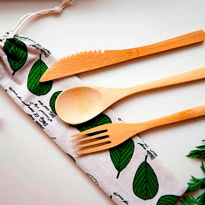 Juego de 3 cubiertos de madera KitchenCraft