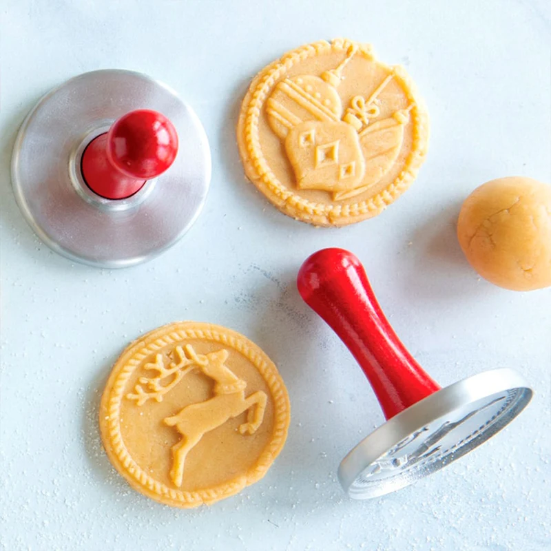 Set de 3 Sellos para Galletas Yuletide Nordic Ware