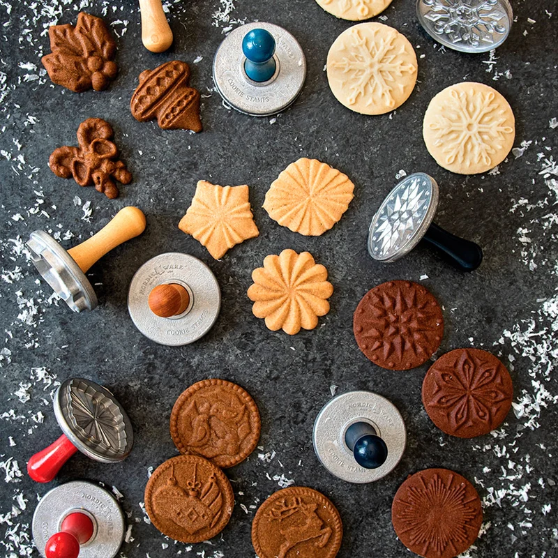 Set de 3 Sellos para Galletas Yuletide Nordic Ware