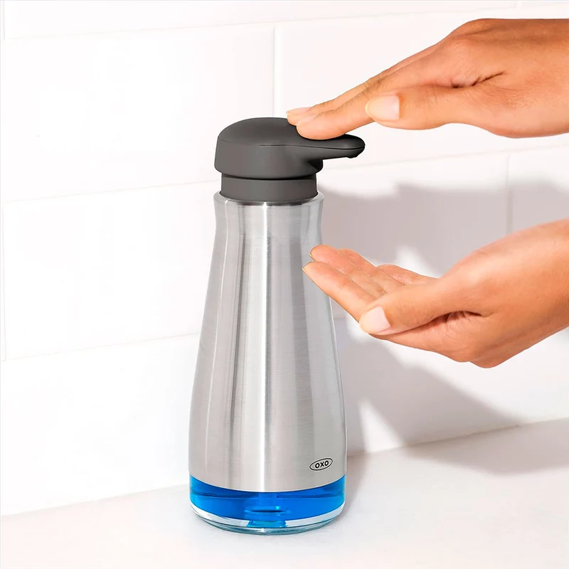 Dispensador de jabón de acero inoxidable OXO