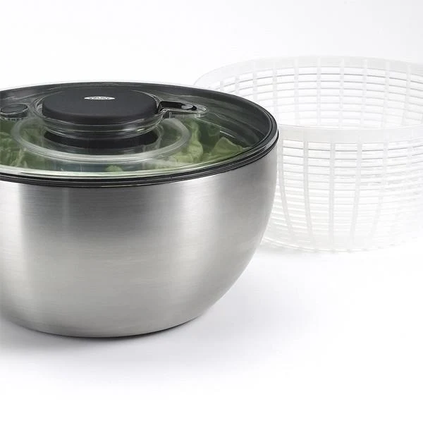 Centrifugadora para ensaladas de acero inoxidable OXO