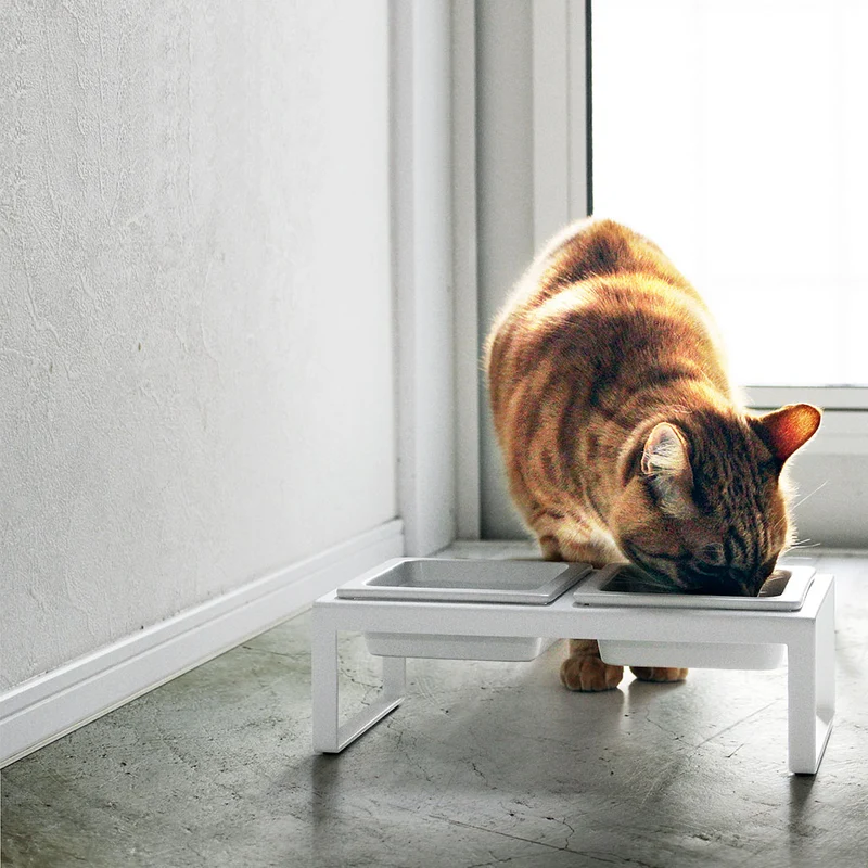 Bol doble para mascotas Tower Yamazaki