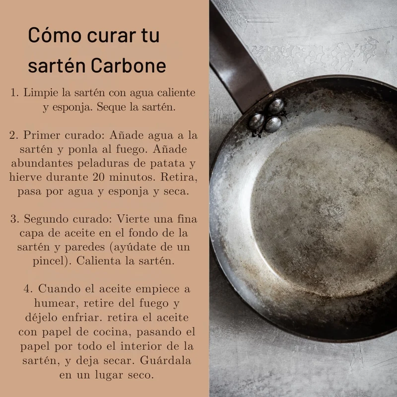 Sartén de hierro Carbone Plus Lionesa De Buyer
