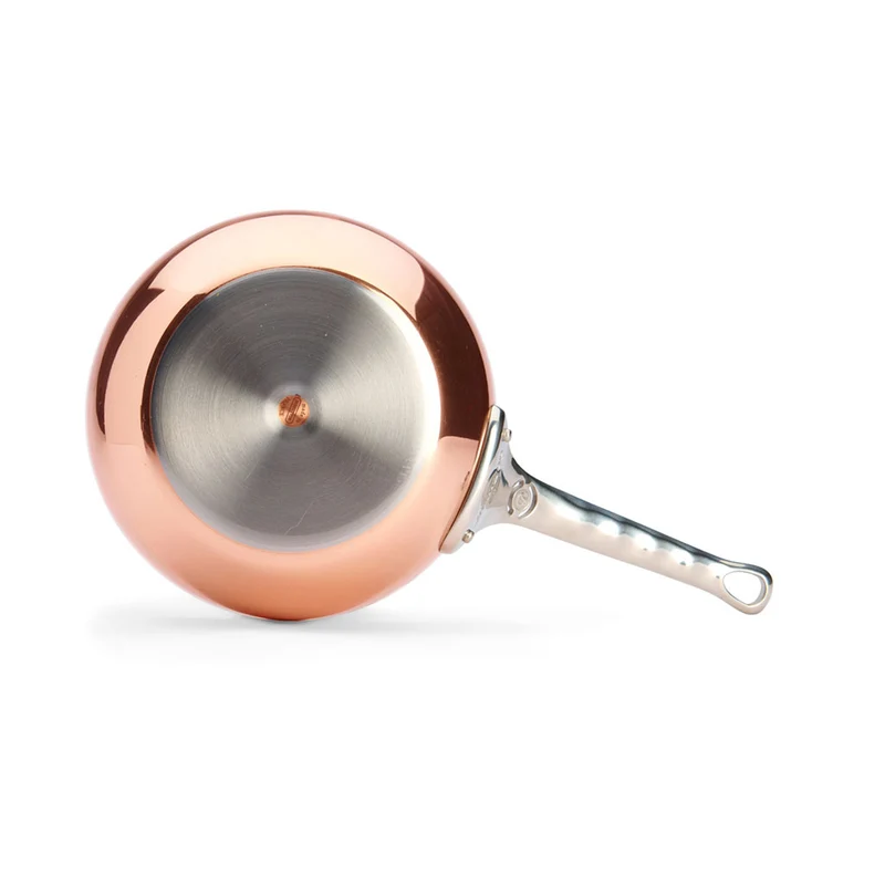 Sauté bombeada de cobre Prima Matera De Buyer (inducción)