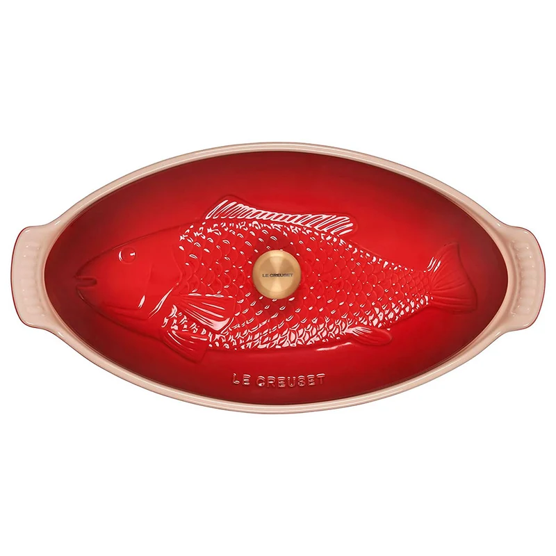 Bandeja cerámica Heritage oval con tapa Le Creuset