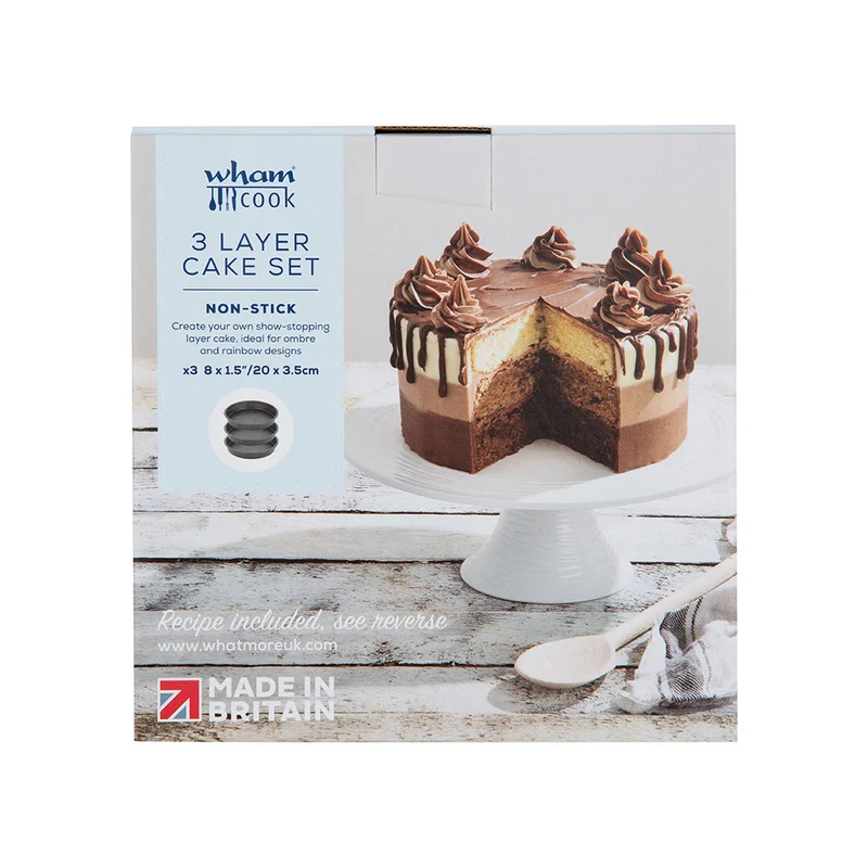 Set de 3 moldes para tartas 20 cm Wham® Cook