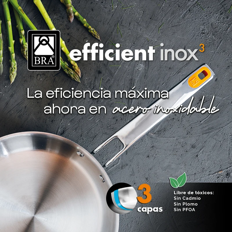 Sartén Efficient Inox BRA