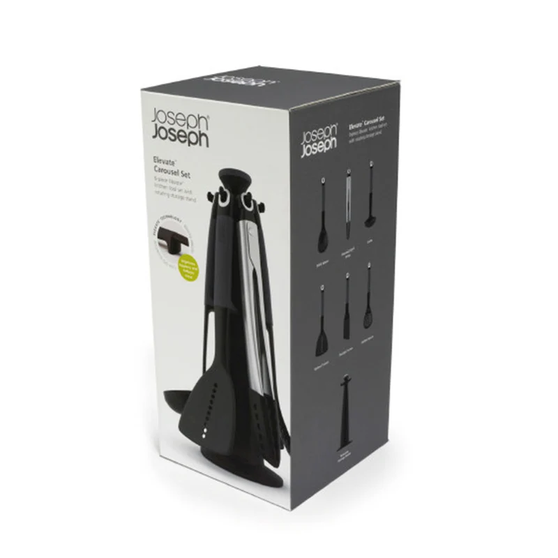 Juego de utensilios de cocina de nailon con soporte Elevate Carrousel Joseph Joseph