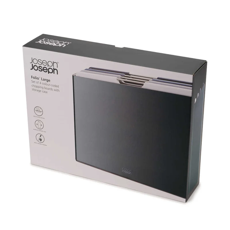 Juego de 4 tablas grandes de cortar Folio Joseph Joseph