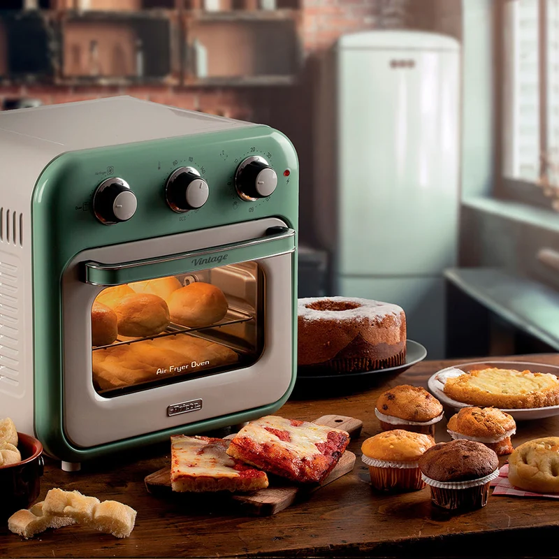 Horno eléctrico y freidora de Aire Vintage Ariete