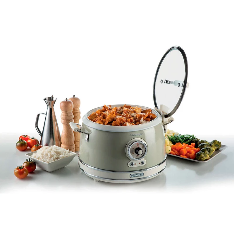 Olla arrocera + Multifunción + Cocción lenta Vintage Ariete
