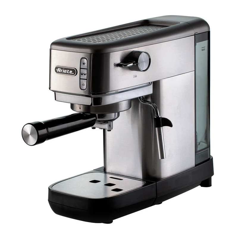 Cafetera Slim Espresso de metal para café molido Ariete