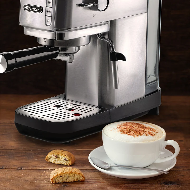 Cafetera Slim Espresso de metal para café molido Ariete