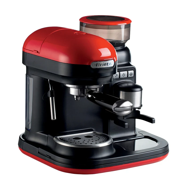 Cafetera Espresso Moderna con molinillo Ariete