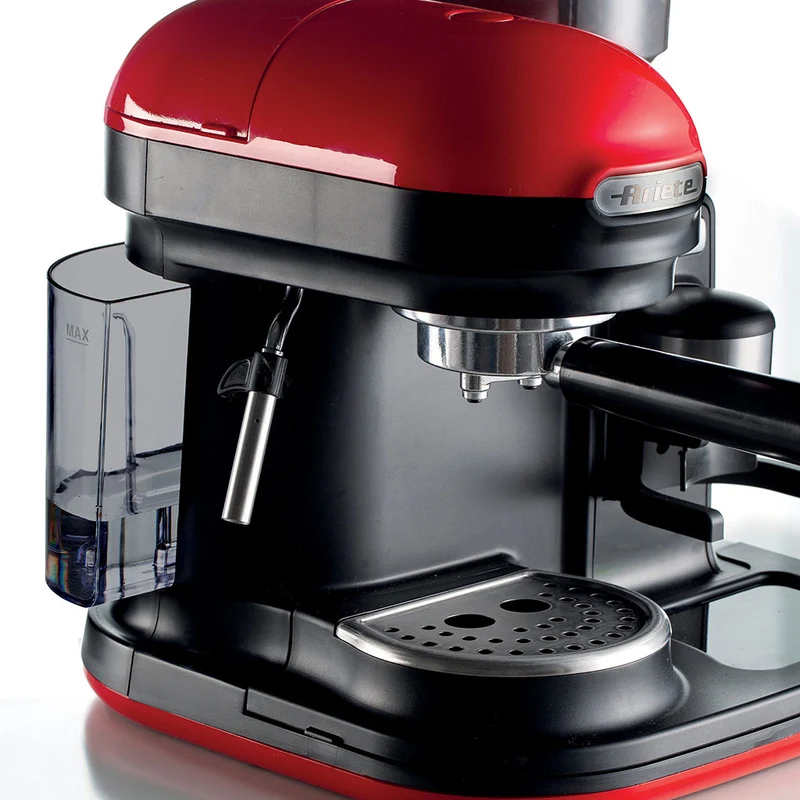 Cafetera Espresso Moderna con molinillo Ariete