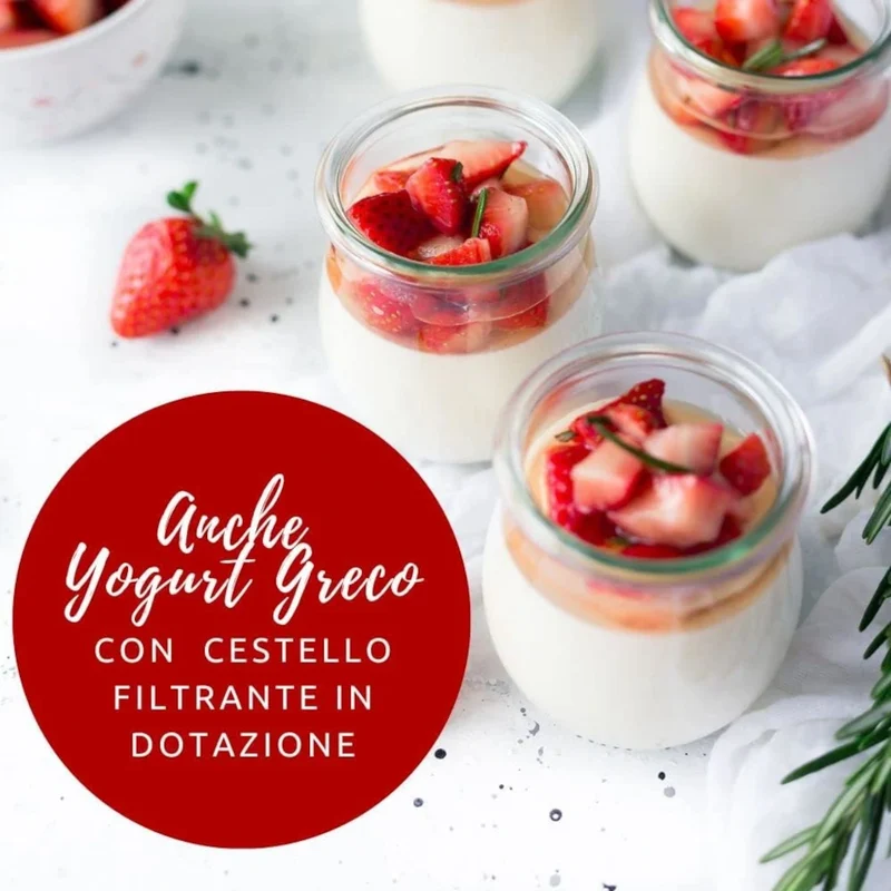Yogurtera Yogurella para yogur clásico y griego de Ariete