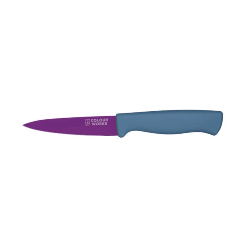 Cuchillo multiusos con funda afiladora ColourWorks KitchenCraft