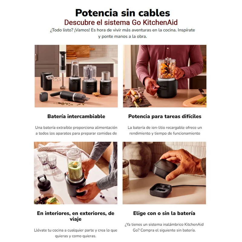 Batería inalámbrica Go 12V KitchenAid