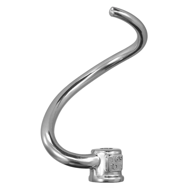 Gancho amasador de acero inoxidable para robot con bol elevable KitchenAid