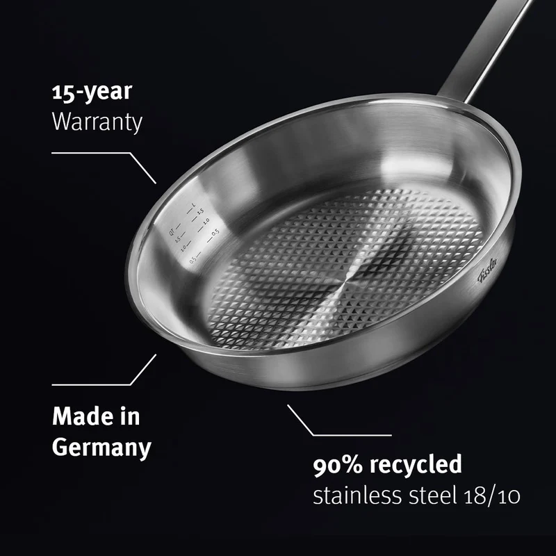 Sartén de acero inoxidable Novogrill® Original-Profi Collection® Fissler