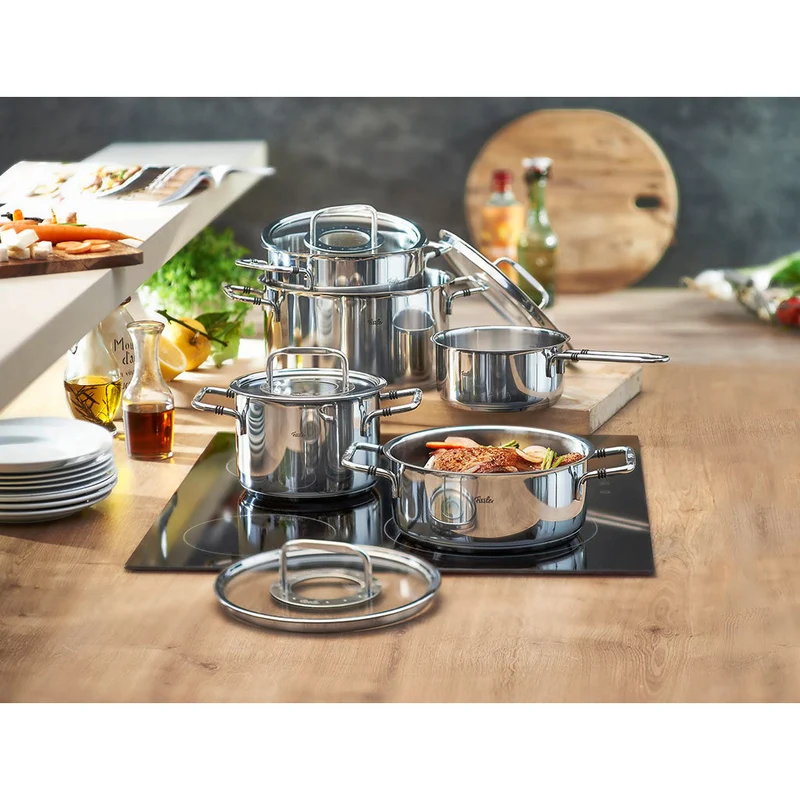 Olla con tapa de acero inoxidable Bonn Fissler