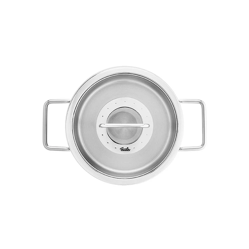 Olla de acero inoxidable con tapa de cristal Pure Fissler