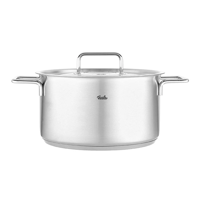 Olla con tapa de acero inoxidable Pure Fissler