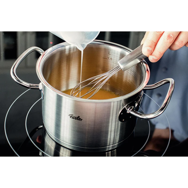 Olla acero inoxidable con tapa de cristal Original-Profi Collection® Fissler