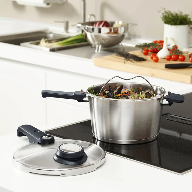 Olla a presión con cestillo (de 2,5 a 8 L) Vitavit Premium Fissler