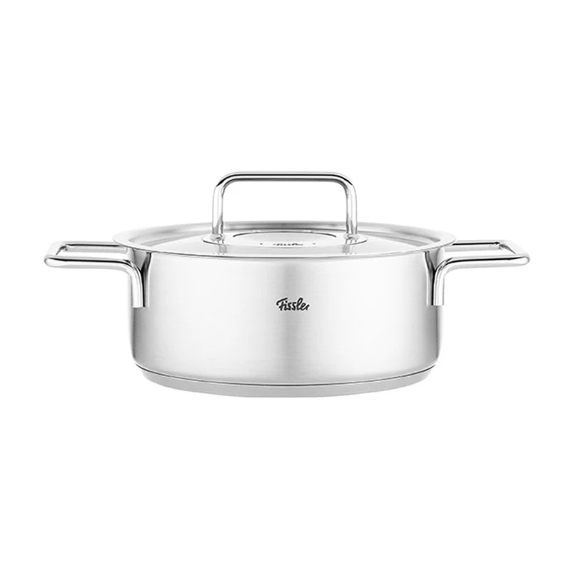 Cacerola con tapa de acero inoxidable Pure Fissler