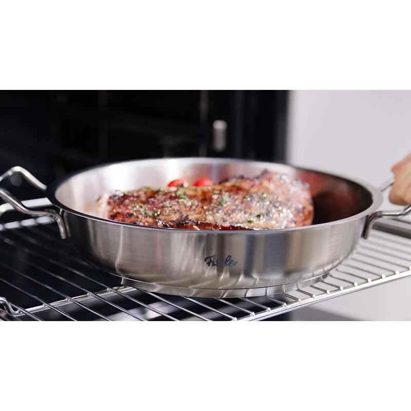 Cacerola baja tipo paellera 28cm de acero inox Original-Profi Collection® Fissler