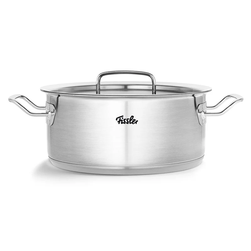 Cacerola baja de acero inoxidable con tapa Original-Profi Collection® Fissler
