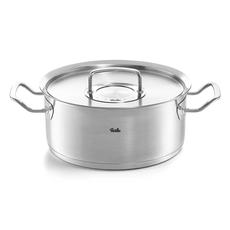 Cacerola baja de acero inoxidable con tapa Original-Profi Collection® Fissler