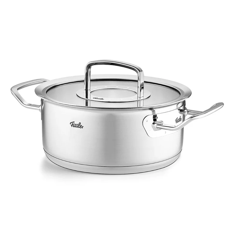 Cacerola acero inoxidable con tapa de cristal Original-Profi Collection® Fissler