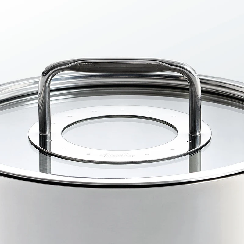 Olla alta de acero inoxidable con tapa Original-Profi Collection® Fissler