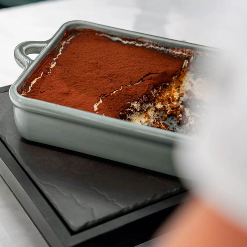 Bandeja rectangular de porcelana francesa Bombance Revol