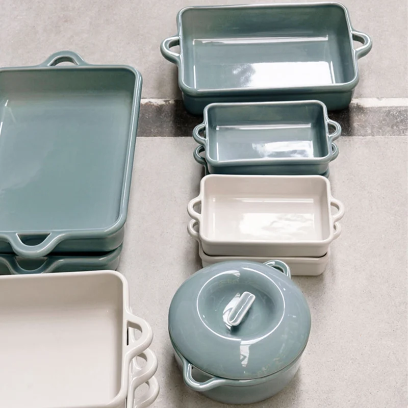 Bandeja rectangular de porcelana francesa Bombance Revol