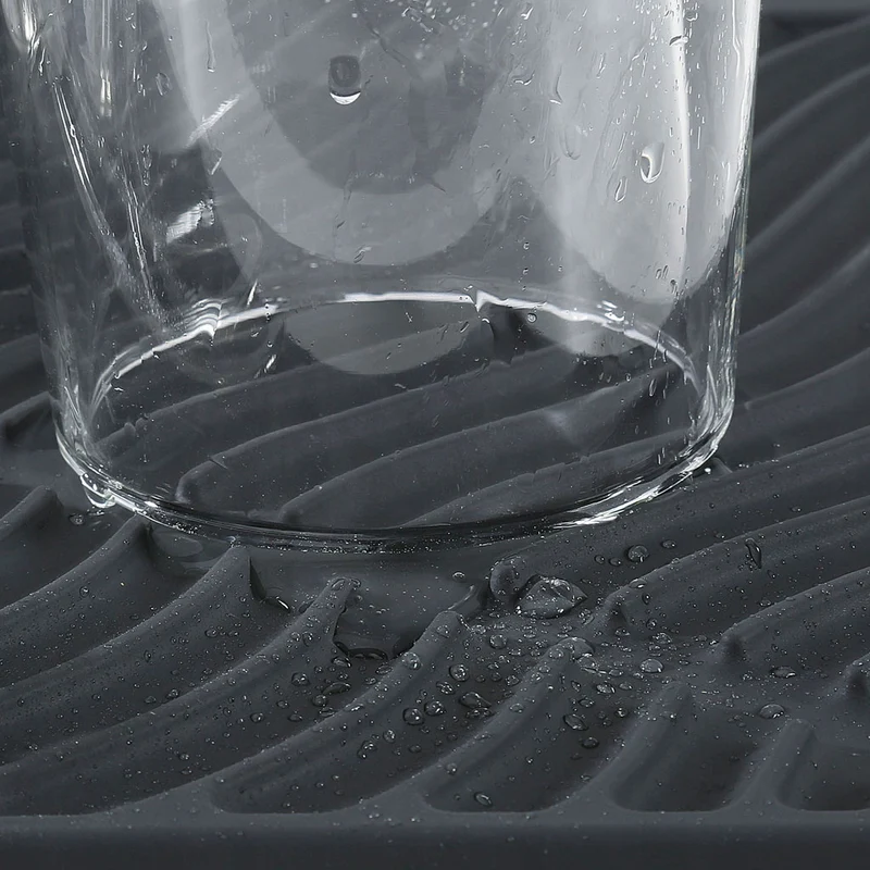Tapete escurreplatos de silicona flexible Wave Kuchenprofi
